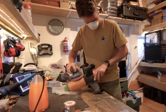 Drone criado por engenheiros sul-africanos com impressora 3D se torna o mais rápido do mundo - Reprodução/YouTube Luke Maximo Bell