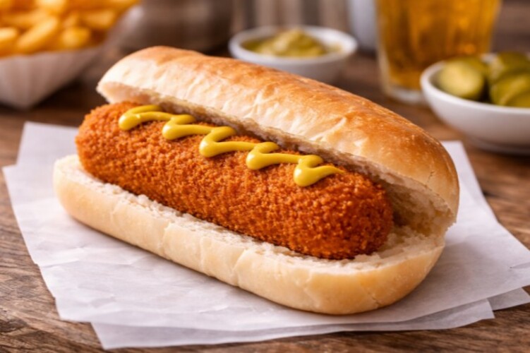 O kroket é semelhante ao bitterbal, mas em formato cilíndrico e geralmente servido em sanduíches. É vendido em máquinas automáticas de fast-food, conhecidas como FEBO, que fazem parte da paisagem urbana. Essa combinação de tradição e modernidade mostra como os holandeses adaptaram receitas antigas ao estilo de vida contemporâneo.