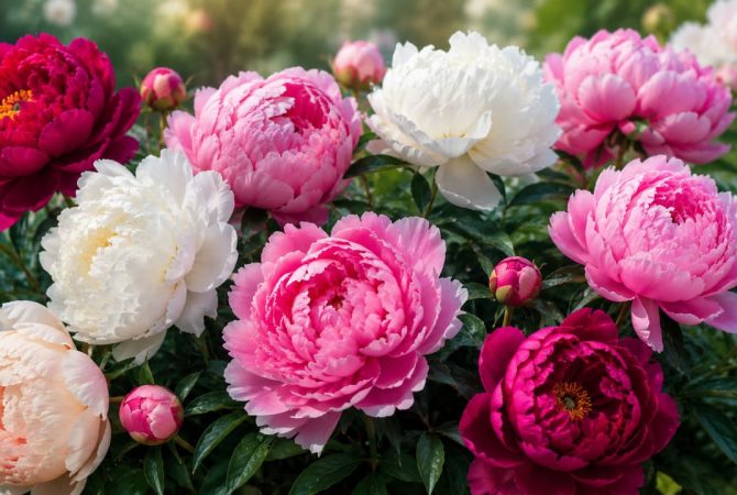 Peônias: as flores exuberantes que conquistaram jardins pelo mundo