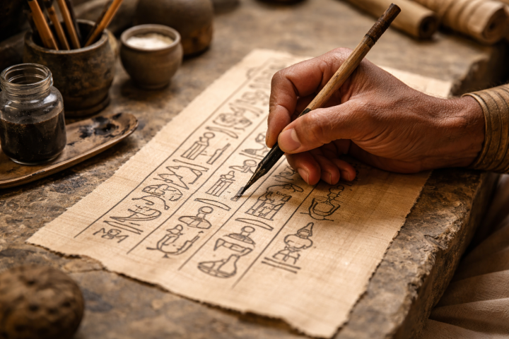 A investigação, detalhada em março, revelou que esses profissionais utilizavam uma mistura mineral para sobrepor falhas em papiros, permitindo que o material fosse reaproveitado em vez de inutilizado.