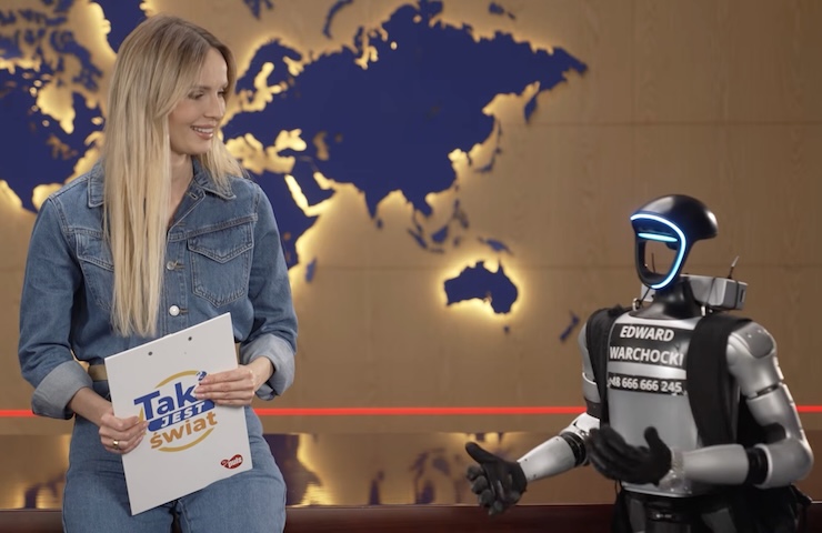 Essa nÃ£o foi a primeira vez que Edward Warchocki despertou interesse do pÃºblico. O robÃŽ jÃ¡ circulou pelos corredores do Sejm, tambÃ©m na PolÃŽnia, onde interagiu com parlamentares, e tambÃ©m participou de programas de televisÃ£o exibidos pela manhÃ£ no paÃ­s.