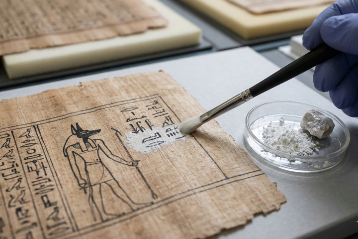 Segundo os especialistas, ao integrar o pigmento branco à superfície das obras, eles garantiam uma estética final impecável mesmo após alterações estruturais no texto ou na arte.