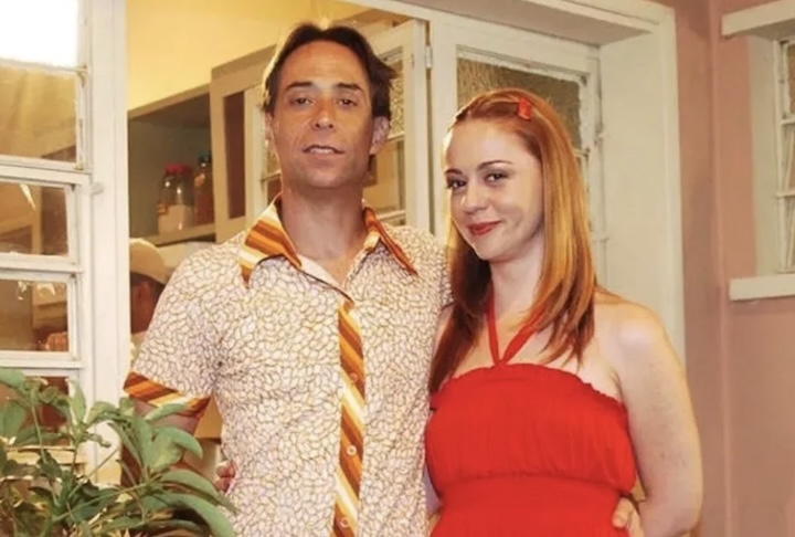 Guta Stresser e Pedro Cardoso em "A Grande Família" - Reprodução/TV Globo