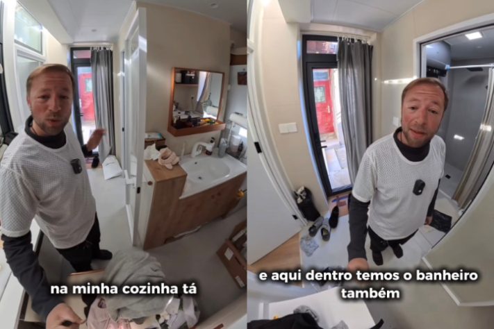 Maurício da Cruz, Brasileiro mostra como é morar em favela chinesa pagando R$ 30 de aluguel – Reprodução @chinaem360