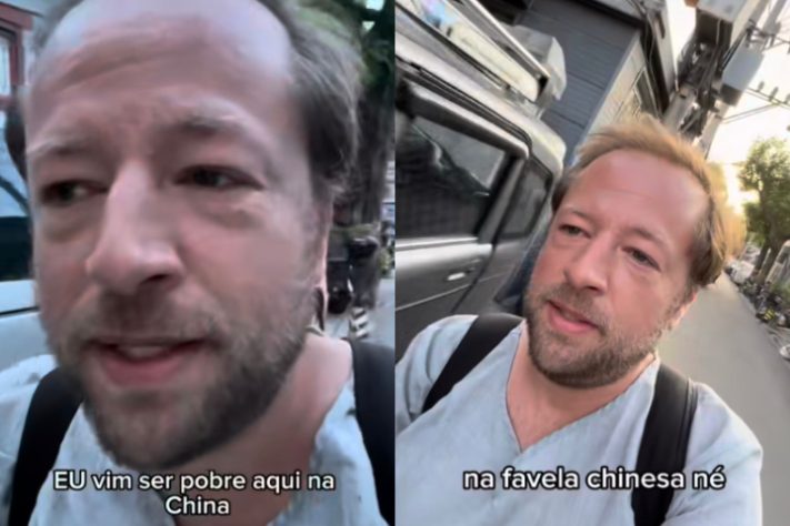 Maurício da Cruz, Brasileiro mostra como é morar em favela chinesa pagando R$ 30 de aluguel – Reprodução @chinaem360