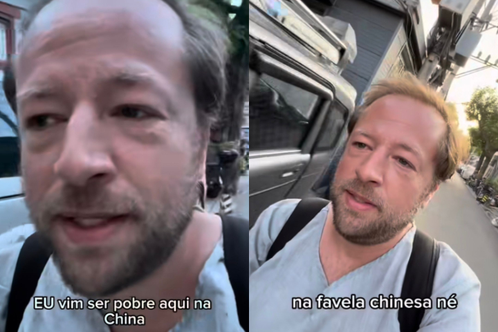 Um brasileiro viralizou nas redes sociais ao mostrar como é viver em uma favela da China, numa área histórica de Pequim, pagando apenas R$ 30 de aluguel. O protagonista dessa história é Maurício da Cruz, que vive há mais de uma década no país e hoje divide com o público detalhes de uma rotina cheia de contrastes urbanos e culturais. Ele transformou sua trajetória de vida em um fenômeno digital após perder o emprego de tradutor de jogos eletrônicos para o avanço da inteligência artificial. Entend -  (crédito: Reproduc?a?o @chinaem360)