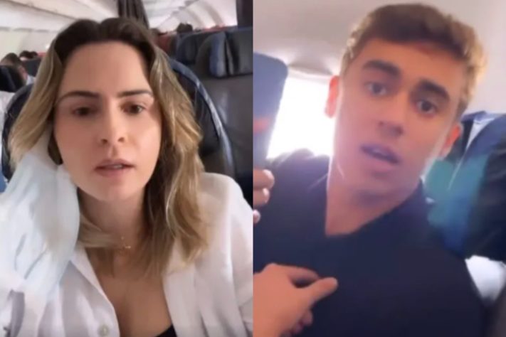 Ana Paula Renault x Nikolas Ferreira em 2023 - Montagem/Reprodução/Redes Sociais