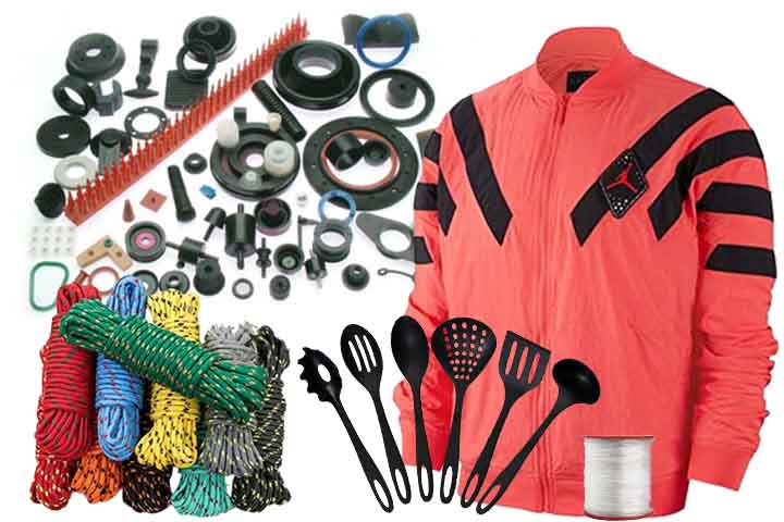 Nylon, polímero sintético tipo poliamida - Divulgação