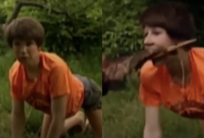 Oxana Malaya, a menina que viveu entre cães na Ucrânia - Reprodução