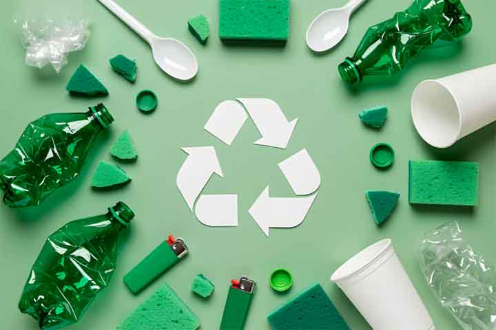 Plásticos, materiais sintéticos ou semissintéticos que usam polímeros como ingrediente principal - Imagem Freepik