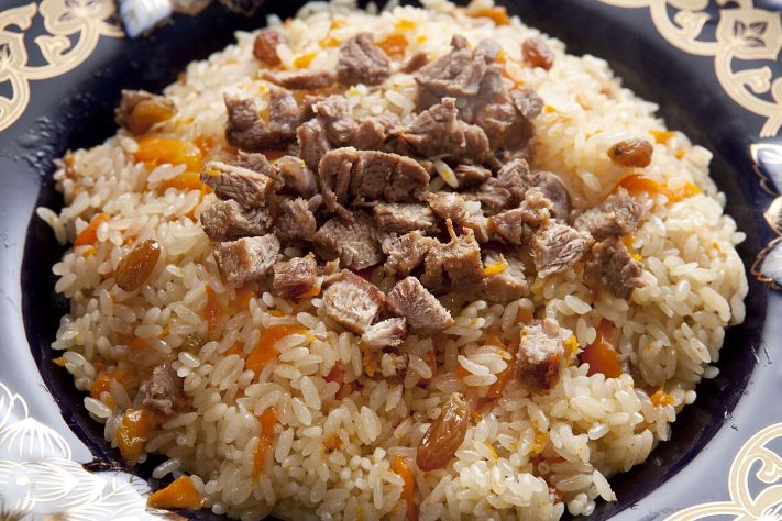 Plov, prato típico do Azerbaijão - Mizu basyo at Japanese Wikipedia