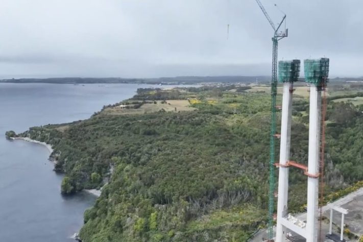 Puente Chacao: ponte suspensa de 2,7 km no sul do Chile vai ligar ilha ao continente pela primeira vez - Reprodução/YouTube Canal Vértice TV