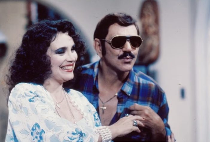 Lima Duarte e Regina Duarte em 