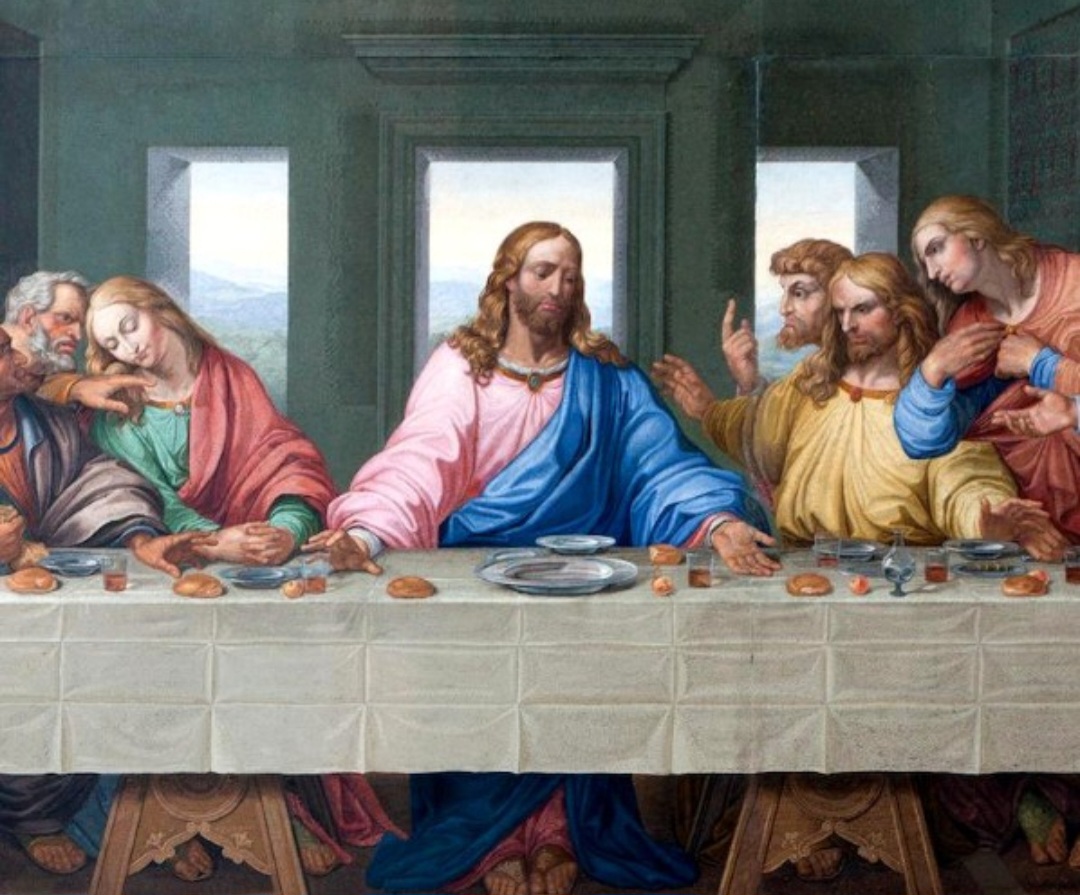 A disposição dos apóstolos em linha cria equilíbrio e facilita a leitura visual, além de reforçar a ideia de unidade e tensão no momento retratado. Há também uma dimensão teatral nessa escolha. A obra captura um instante dramático, quase como uma cena de palco.