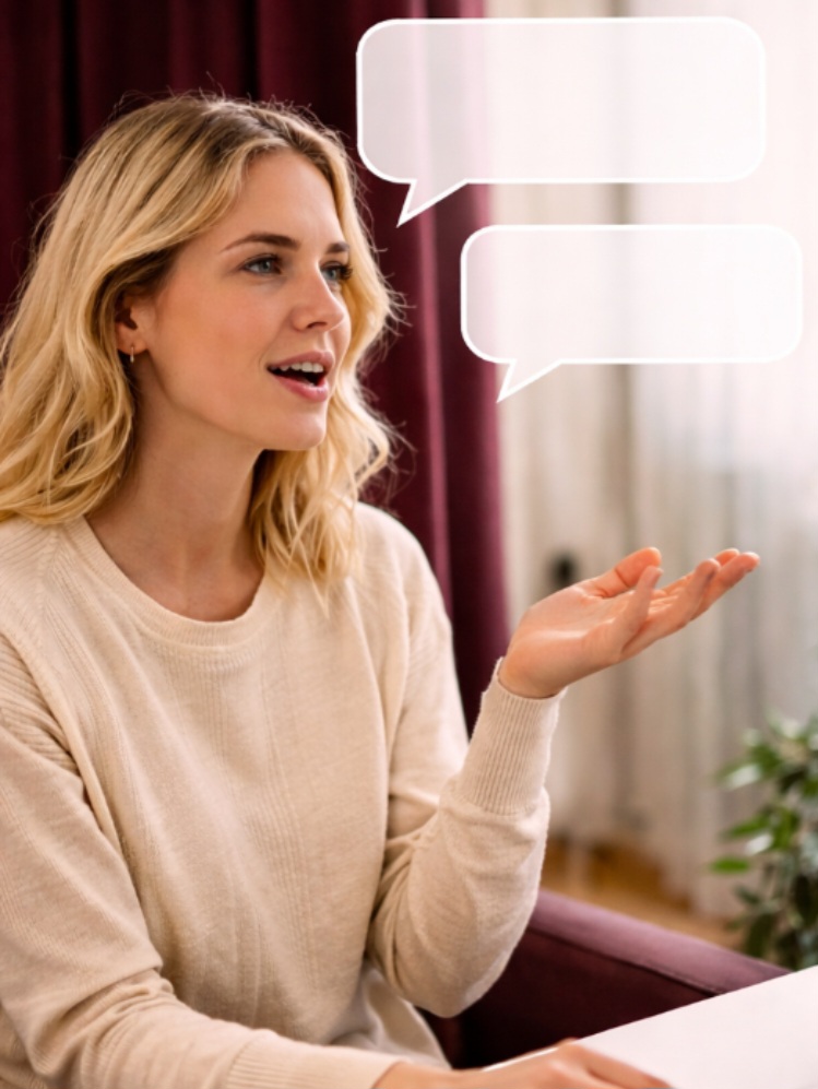 Também contribui para a tomada de decisões mais conscientes e seguras.
Além disso, falar consigo mesmo pode ter um efeito emocional positivo importante. Em momentos de tensão, funciona como uma forma de autoconsolo e alívio mental.