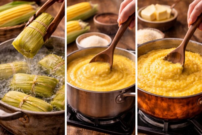 Do milho à panela: as diferenças que explicam por que pamonha, curau e polenta não são a mesma coisa