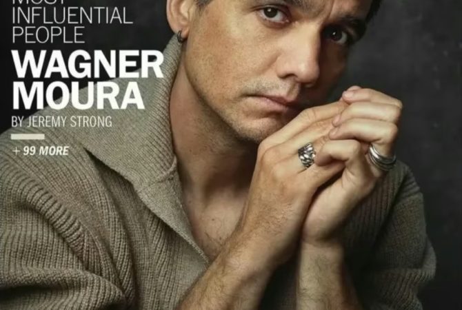 Ícone brasileiro em alta: Wagner Moura estampa capa da Time e reforça influência global