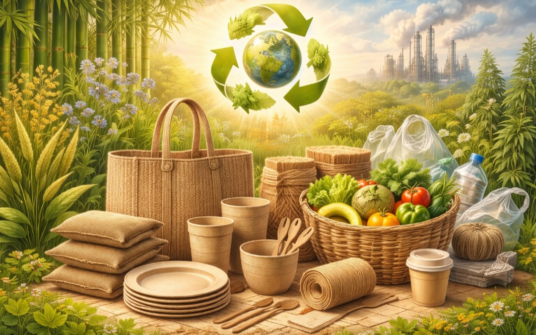 As fibras vegetais são alternativas renováveis frente a materiais sintéticos derivados do petróleo. Elas reduzem resíduos e promovem biodegradabilidade, contribuindo para equilíbrio ambiental. O uso consciente reforça práticas de consumo responsáveis.