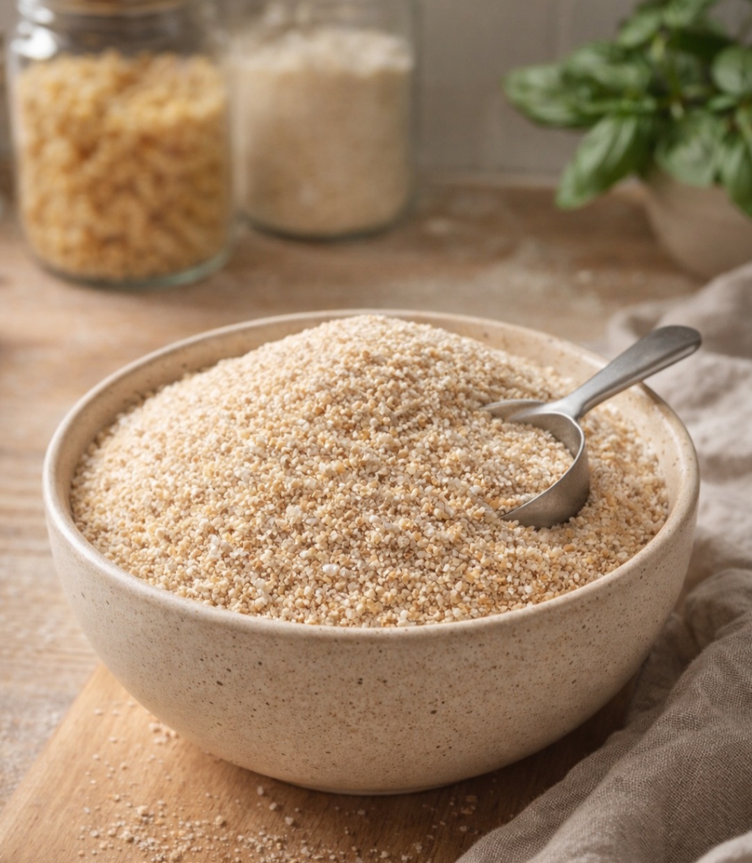  A versão mais conhecida é a de trigo, especialmente do tipo duro, chamado durum. Ela é muito usada na produção de massas, pois garante firmeza e boa textura após o cozimento. Também aparece em preparos como cuscuz e alguns tipos de pão.