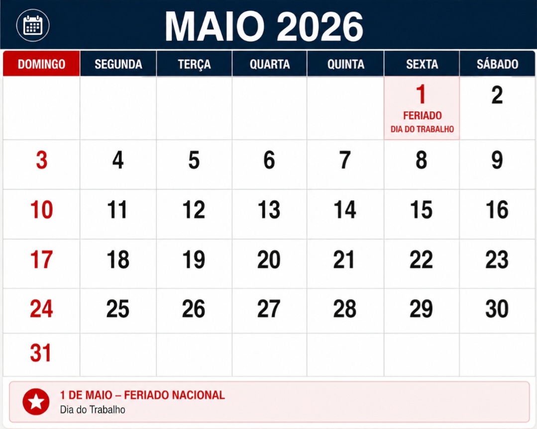 Atualmente, o Dia do Trabalho é um feriado nacional previsto em lei no país. Isso significa que, em regra, há dispensa do trabalho, diferentemente do ponto facultativo, que fica a critério de empresas e órgãos públicos.