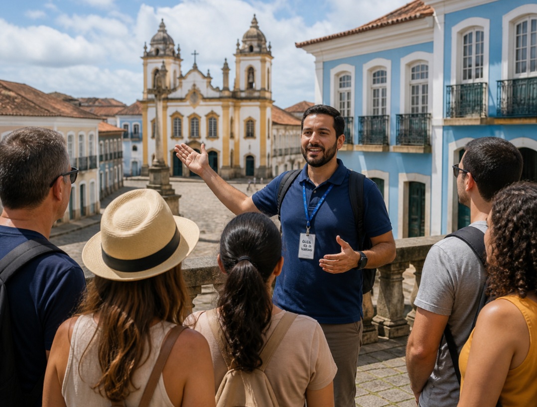 Na área de hospitalidade e turismo, o contato com o público é constante e dinâmico.
Ainda assim, jornadas extensas, trabalho em fins de semana e ganhos variáveis dificultam a permanência na carreira.