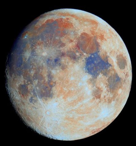 Fotos da Lua colorida enganaram internautas durante missão Artemis II - Divulgação/Ibatullin Ildar