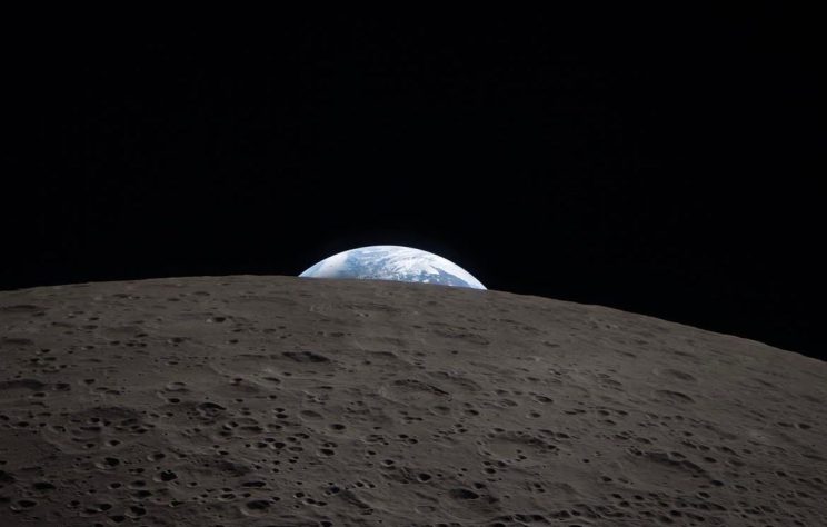 Lua e Terra, Artemis II - Reprodução/@nasa