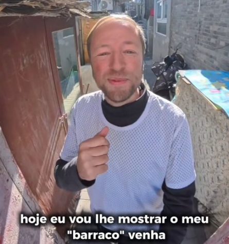 Maurício da Cruz, Brasileiro mostra como é morar em favela chinesa pagando R$ 30 de aluguel – Reprodução @chinaem360