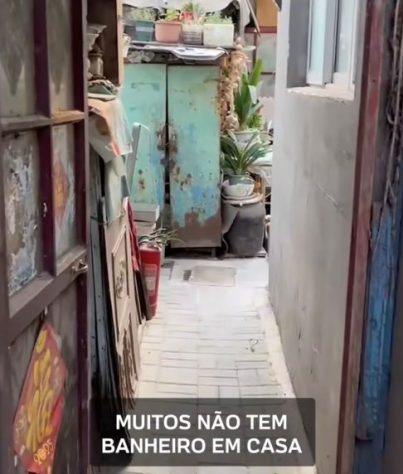 Maurício da Cruz, Brasileiro mostra como é morar em favela chinesa pagando R$ 30 de aluguel – Reprodução @chinaem360