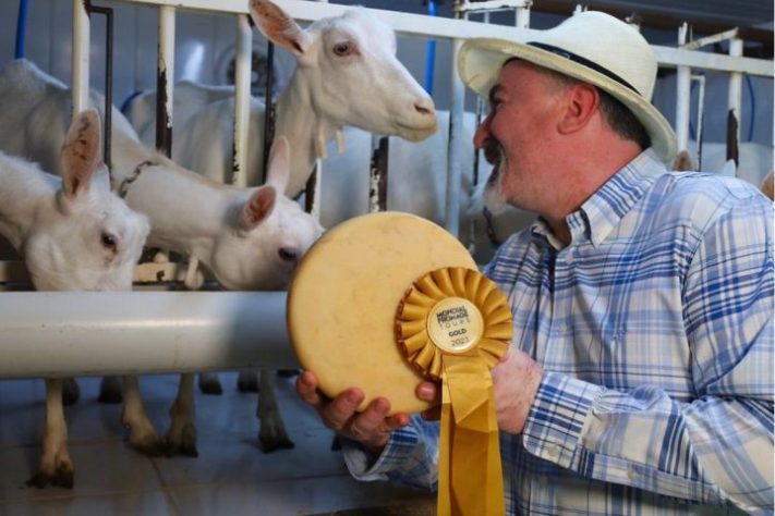 Queijo de cabra Sapucaia, produzido em Valença (RJ), é eleito o melhor do mundo - Reprodução @caprildolago