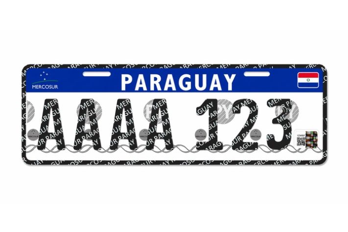 Placa Veicular Paraguai - Reprodução/Corte Suprema de Justicia
