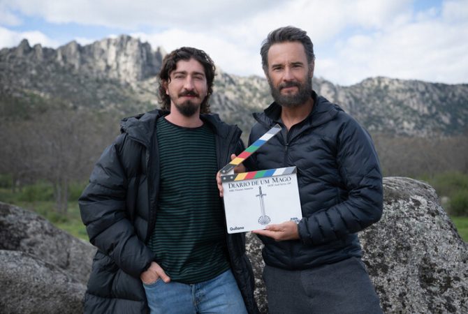 Rodrigo Santoro e Johnny Massaro iniciam gravações de ‘O Diário de Um Mago’