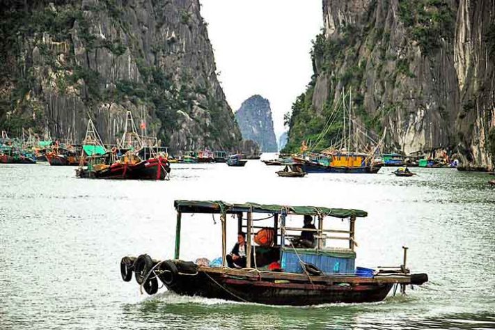 Baía Bai Tu Long, Vietnã - Reprodução do Flickr Jacques Barbery