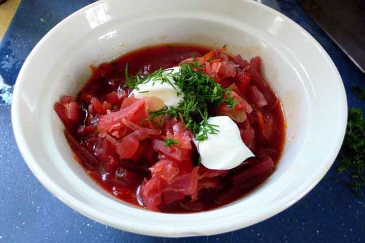 Borsch, prato típico do leste europeu