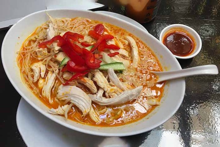 Laksa, prato asiático