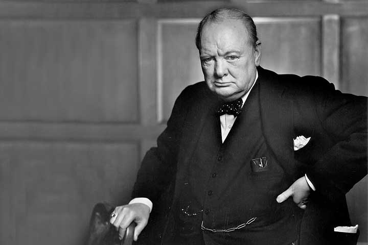 Winston Churchill, militar, estadista e escritor britânico e Primeiro-Ministro do Reino Unido - Domínio Público/Wikimédia Commons