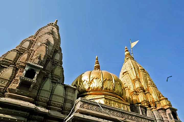 A construção é marcada por torres douradas, pátios amplos e esculturas que remetem à devoção a Shiva, compondo um cenário de imponência espiritual e estética singular. O destaque é o domo principal, recoberto com cerca de 800 quilos de ouro, doados pelo marajá de Punjab em 1839, reforçando a grandiosidade e o valor simbólico do espaço. Cada detalhe arquitetônico traduz a sacralidade do templo e sua relevância como patrimônio religioso e cultural, atraindo olhares de fiéis e estudiosos.

