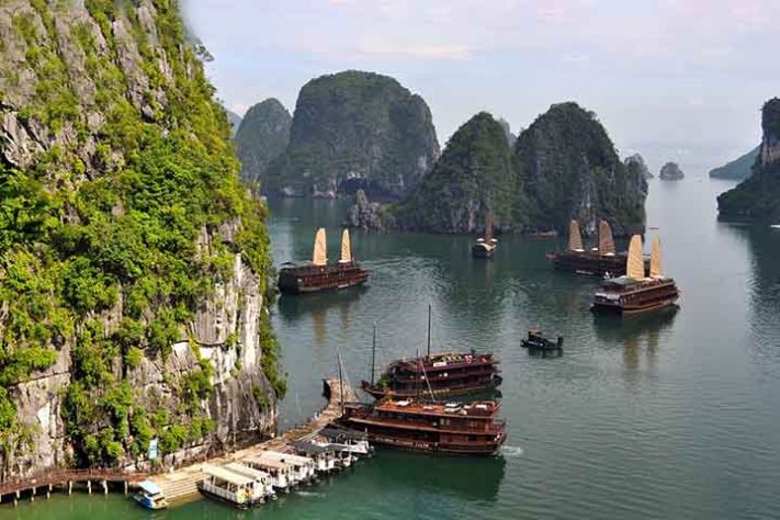 Baía Bai Tu Long, Vietnã - Reprodução do Flickr David McKelvey