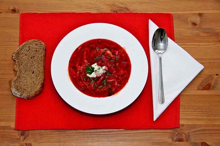 Borsch, prato típico do leste europeu