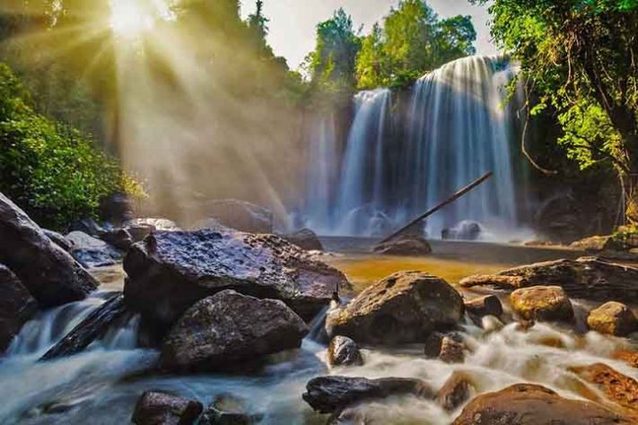 Cachoeiras em Phnom - Parque Nacional de Phnom Kulen, Camboja - Reprodução do Flickr m_hkimmel
