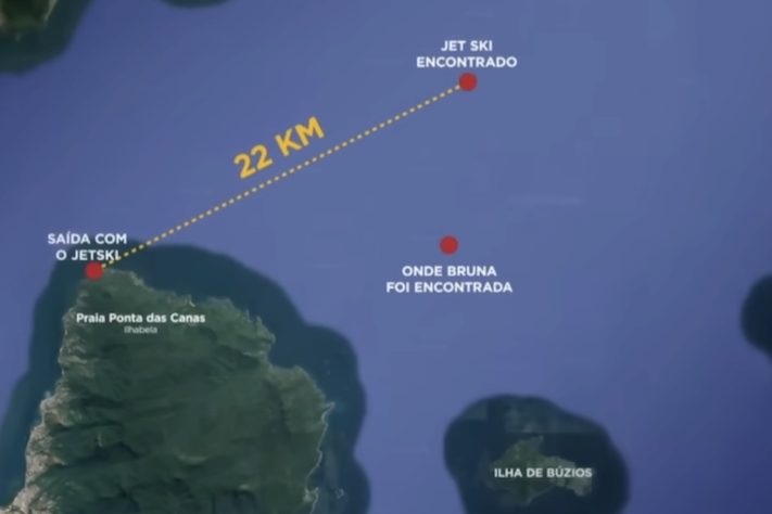 Bruna Damaris Sant’anna da Silva, Mulher desaparecida em Ilhabela é encontrada viva em alto-mar após 3 dias – Reprodução/TV Band