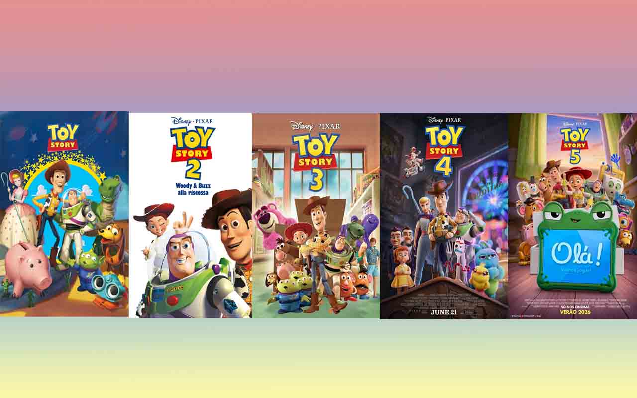 A franquia segue como a mais lucrativa da história da Pixar. “Toy Story 3” e “Toy Story 4” ultrapassaram a marca de US$ 1 bilhão nas bilheterias mundiais. Somando também o spin-off “Lightyear”, lançado em 2022, a série acumula mais de US$ 3,2 bilhões arrecadados globalmente. Os filmes anteriores da saga estão disponíveis no catálogo do Disney+.
