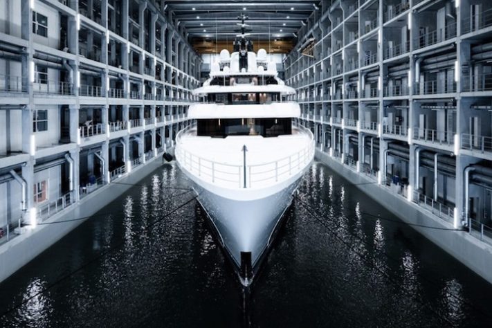 Superiate 'Leviathan', do dono da Valve, custou meio bilhão de dólares - Divulgação/Oceanco