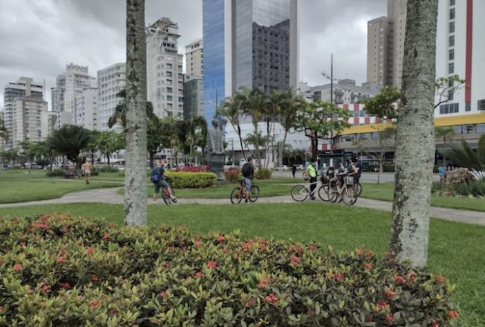 Jardim da Orla da Praia, Santos - Divulgação/Prefeitura Municipal de Santos