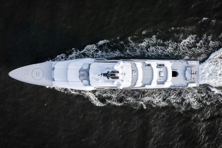 Superiate 'Leviathan', do dono da Valve, custou meio bilhão de dólares - Divulgação/Oceanco