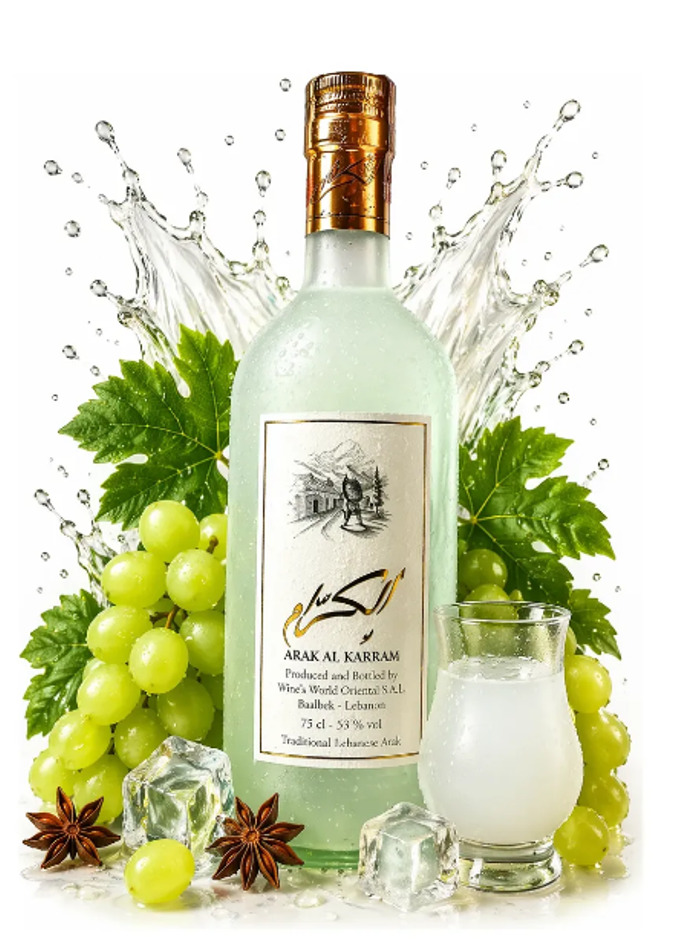 O nome “arak” significa “suor” em árabe, uma referência às gotas que se formam durante o processo de destilação. Em muitas regiões do Líbano, a produção da bebida ainda segue métodos artesanais transmitidos entre gerações. Alguns produtores envelhecem o destilado em recipientes de barro por vários meses, o que ajuda a suavizar os sabores e criar características mais complexas.
