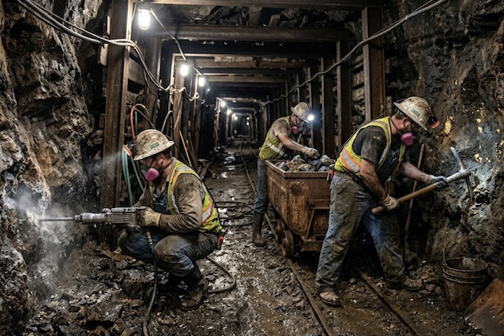 A exploração em profundidades superiores a 2 mil metros representa um dos maiores desafios da mineração moderna. Conforme a escavação avança, aumentam a temperatura das rochas, a pressão geológica e os custos operacionais. Em alguns trechos da mina, os especialistas registraram temperaturas superiores a 50 graus Celsius no interior das galerias subterrâneas.
