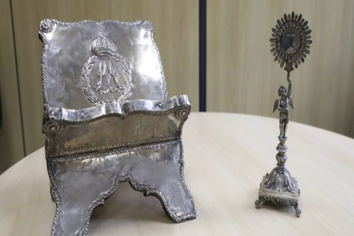 Devolução de arte sacra à Igreja de Nossa Senhora da Lapa dos Mercadores - Divulgação/Polícia Federal
