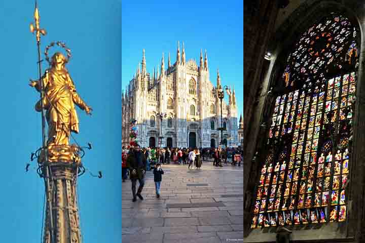 Duomo de Milão, (Catedral de Milão) Itália - Reprodução do Flickr Eric, Praveen Ramavath e Rachel Clarke