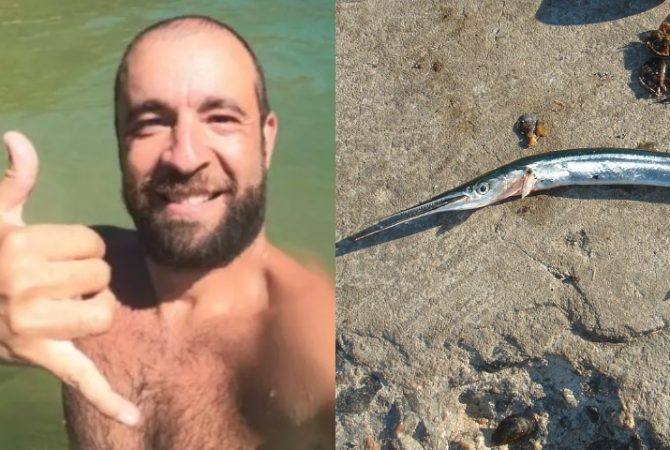 Brasileiro tem o coração perfurado por peixe-agulha enquanto surfava em praia famosa da Costa Rica
